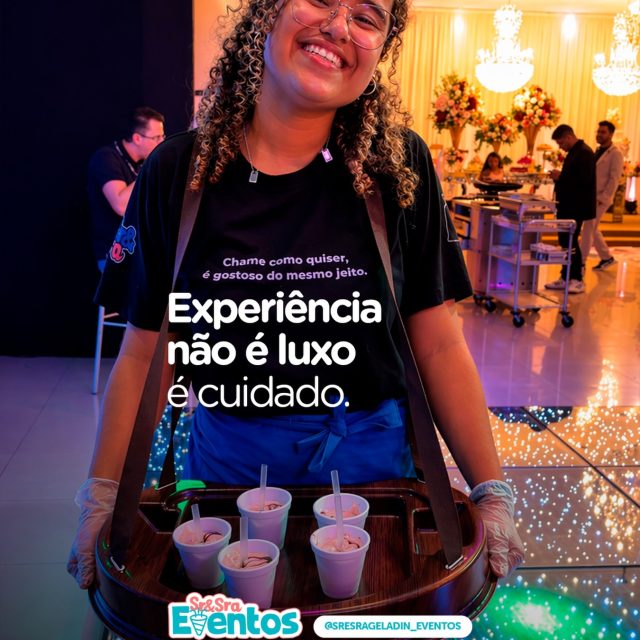 Existe uma diferença entre servir algo em um evento…
e proporcionar uma experiência.
Experiência é quando o convidado percebe cuidado.
É quando existe atenção aos detalhes.
É quando o anfitrião pensa além do básico.
A estação de gelados gourmet não é apenas uma sobremesa.
Ela faz parte da atmosfera do evento.
E atmosfera é o que transforma momentos em lembranças.
Fale com a gente para planejar seu evento 🍧